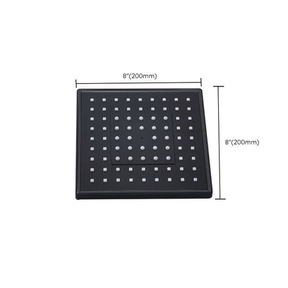 Skorter | Contemporary Style Shower Head Plastic Fixed Shower Head in Round and Square Shape