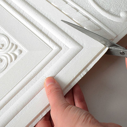 Skorter | Contemporary waterproof 3D wall strip veneer for peeling and sticking on interior walls