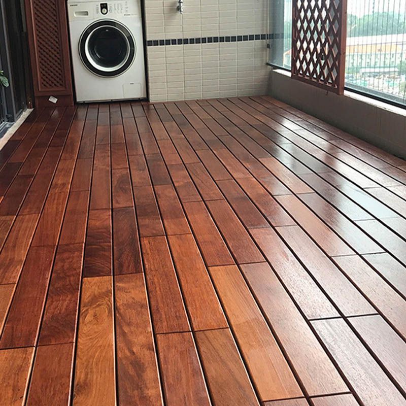 Skorter | Basic Wood Tile Set Composite Layable Patio Tiles