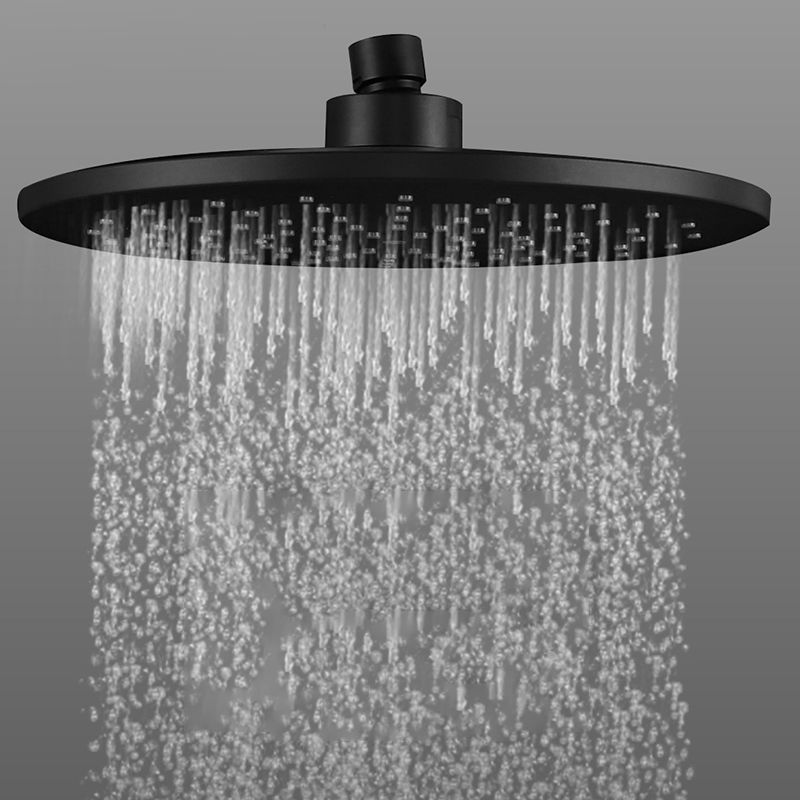 Skorter | Contemporary Black Round Showerhead Combo Rain Shower Hand Shower