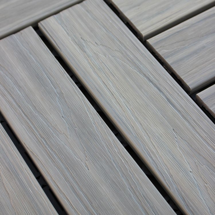 Skorter | Deck Plank drilled hardwood tiles exterior flooring