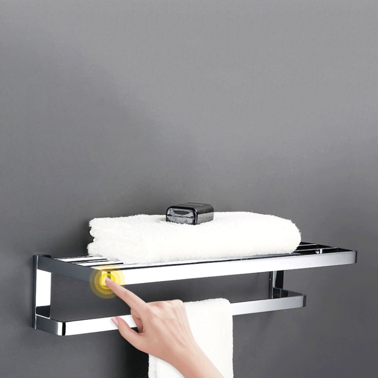 Skorter | 5-piece Bathroom Accessory Set Modern Polished Chrome Bathroom Set