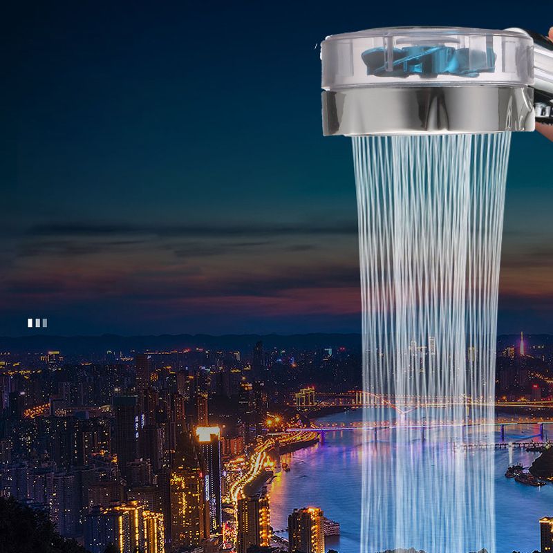 Skorter | Creative Metal Shower Head Adjustable Water Flow Round Handheld Shower Head