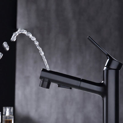 Skorter | Round Vessel Sink Bathroom Faucet Simple Style Faucet with Brass Material