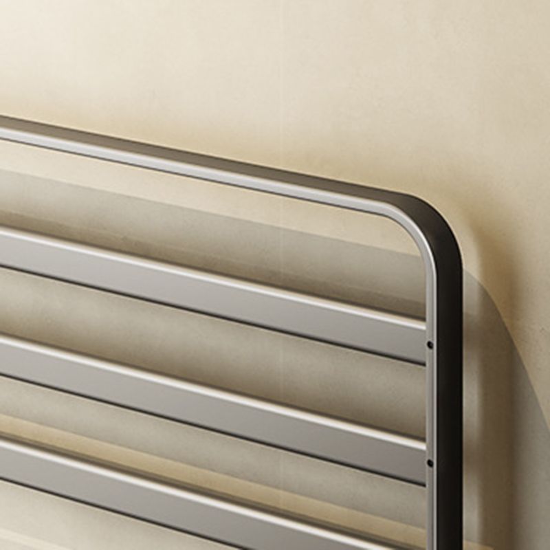 Skorter | Contemporary Bathroom Accessory Set Gray Aluminum Bathroom Shelf/Towel Holder/Bathtub Hook