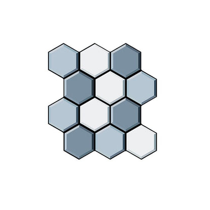 Skorter | 3D Wall Panel Modern Minimalistic Home Living Room Bathroom Panel Wall (5-Pack)