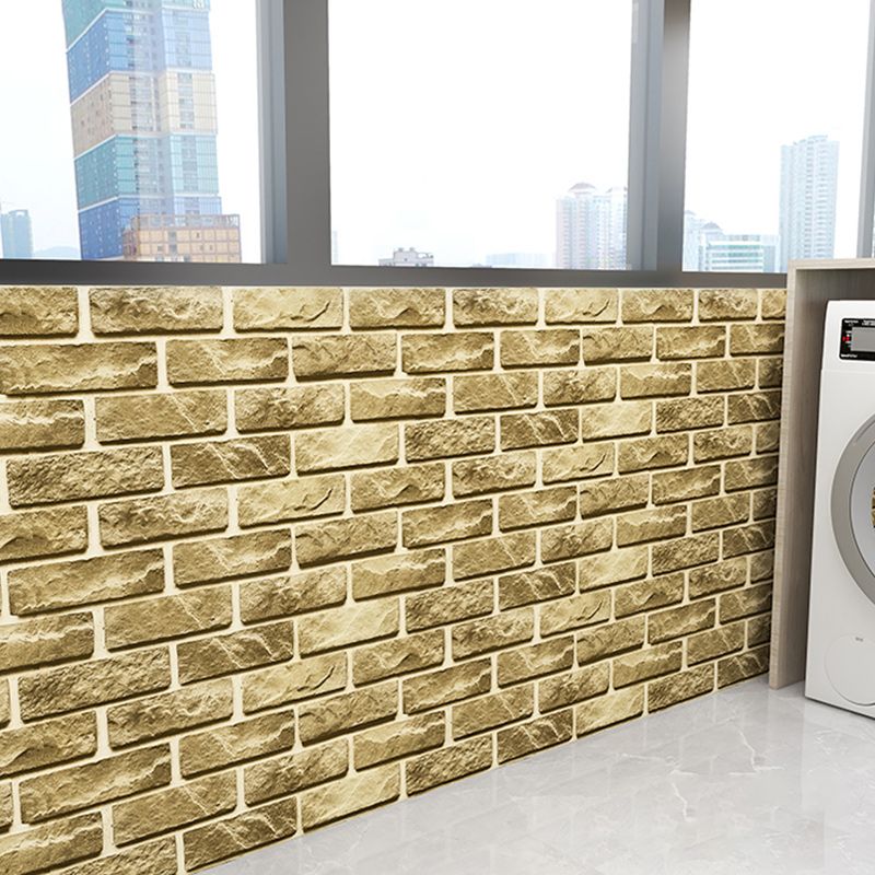 Skorter | Artificial Brick Wall Panel in Country House Style Simple Living Room Table (5-Pack)