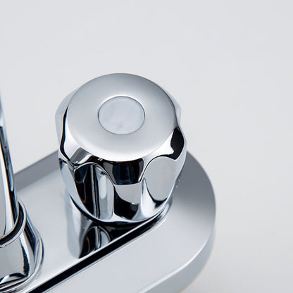 Skorter | 2-Handle Modern Vessel Sink Faucet Three-Way Bathroom Faucet