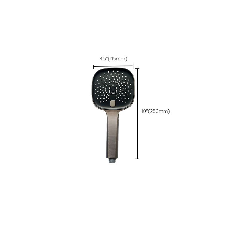 Skorter | Black Large Shower Head Standard Spray Pattern with Hand Shower