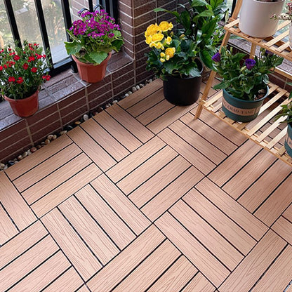 Skorter | Corrosion-resistant Wood Floor Modern Style Square Outdoor Wood Floor