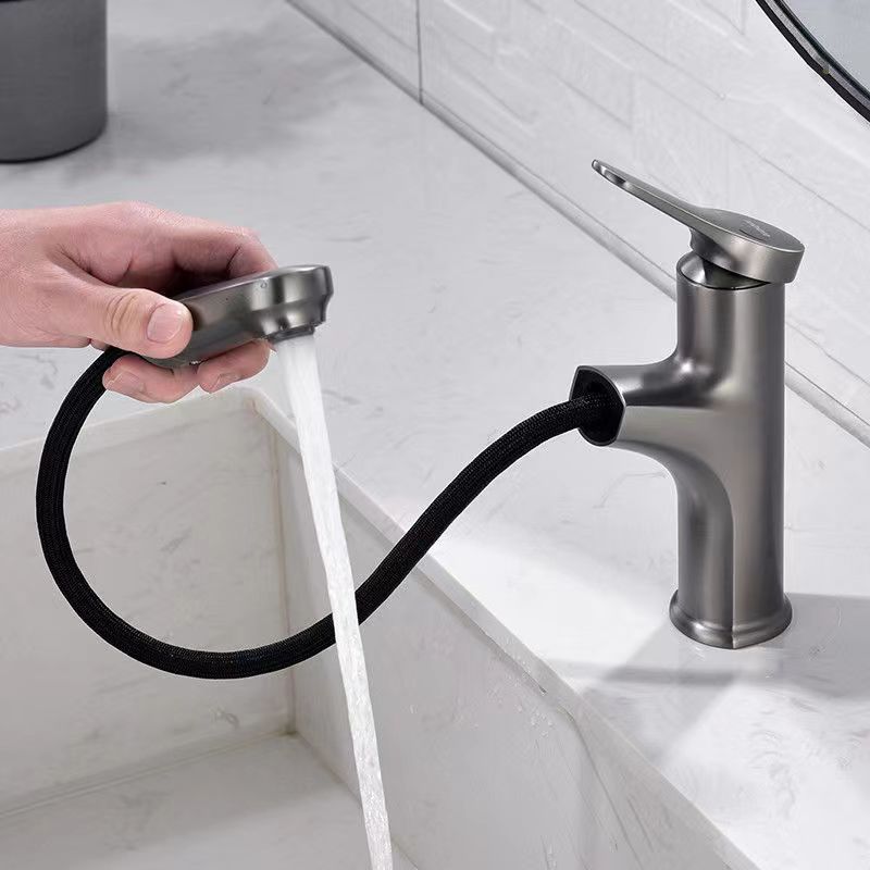 Skorter | Basic Sink Faucet Brass Faucet Silver Centerset Sink Faucet