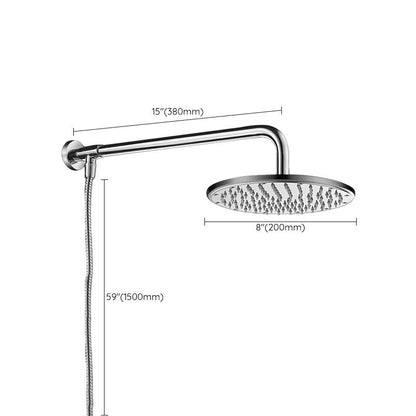 Skorter | Contemporary Style Shower Head Bathroom Fixed Shower Head with Round and Square Shape