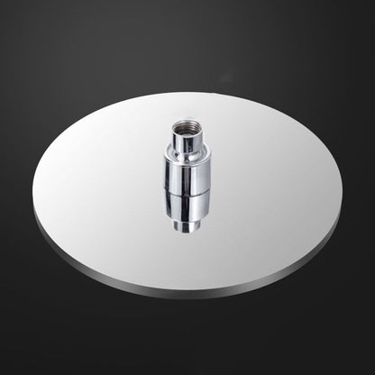 Skorter | Metal Shower Combo Contemporary Fixed Shower Head with Round and Rectangular Shape