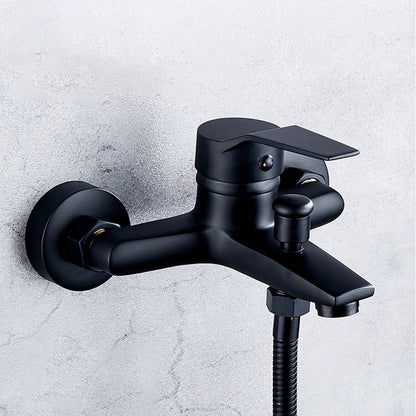 Skorter | Brass Wall-mounted Shower System Single Handle Shower with Lever Handle