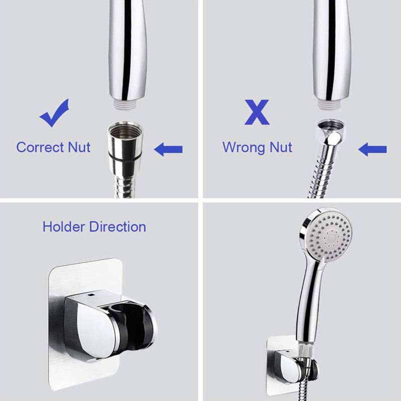 Skorter | Contemporary Style Shower Head Metal Bathroom Shower Head with Hose