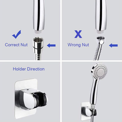 Skorter | Contemporary Style Shower Head Metal Bathroom Shower Head with Hose