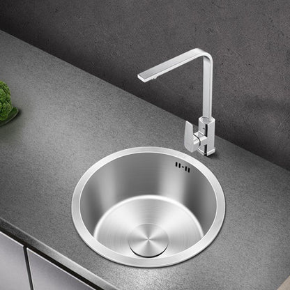 Skorter | Contemporary Style Kitchen Sink Stainless Steel Round Kitchen Sink