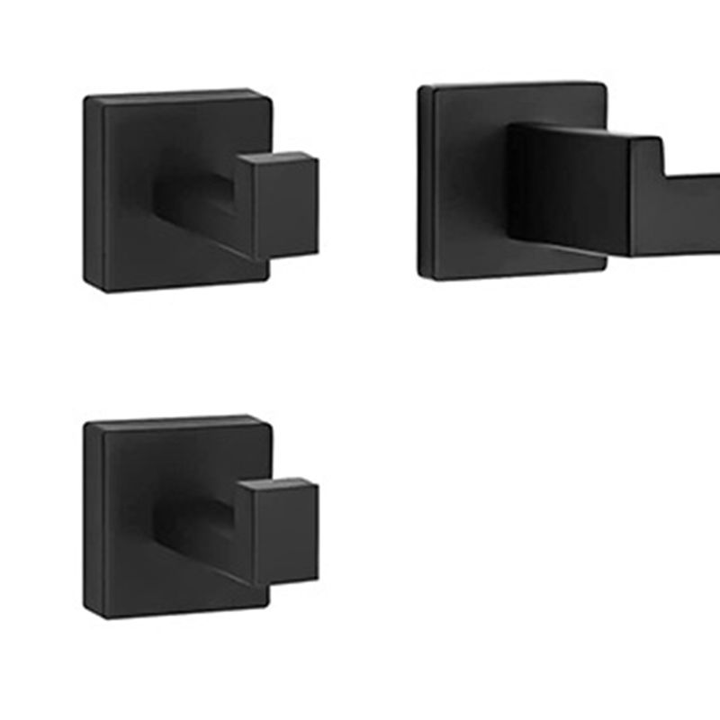 Skorter | 7-piece bathroom accessory set made of stainless steel with paper holder/robe hook/towel ring bar