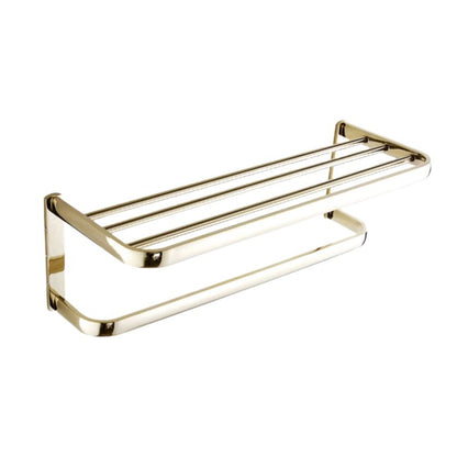 Skorter | Chrome/Gold Bathroom Accessories Set Modern Metal Bathroom Hardware Set