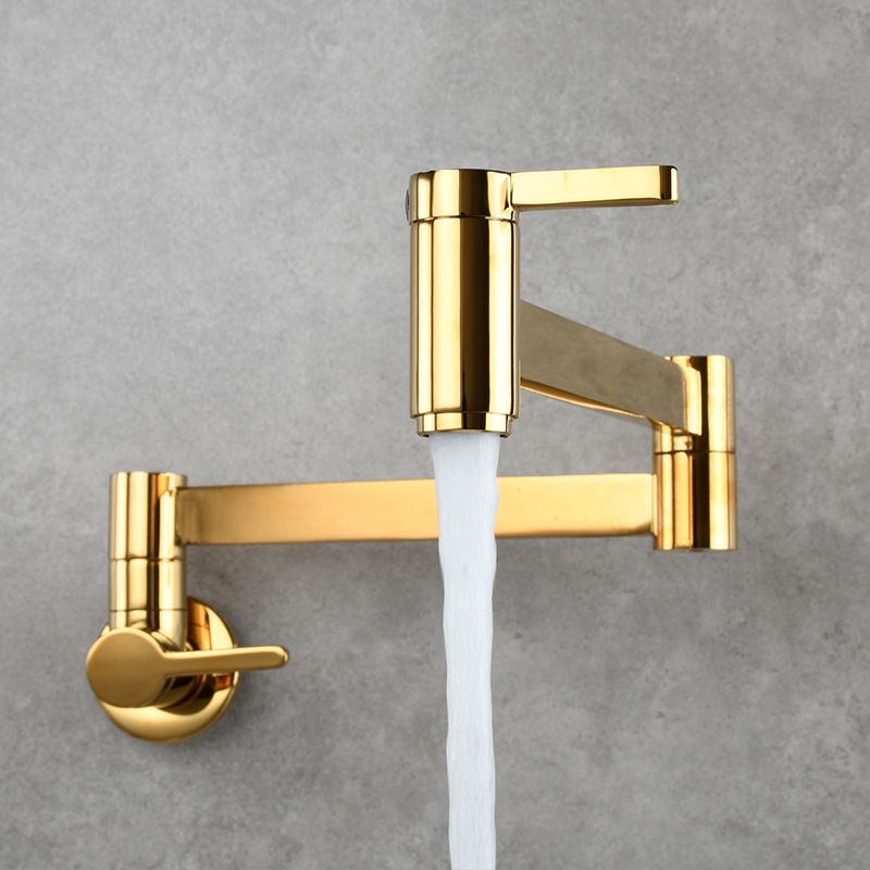 Skorter | Beautiful Wall Mounted Brass Fixtures Stain Resistant Wall Mounted Bathroom Faucet