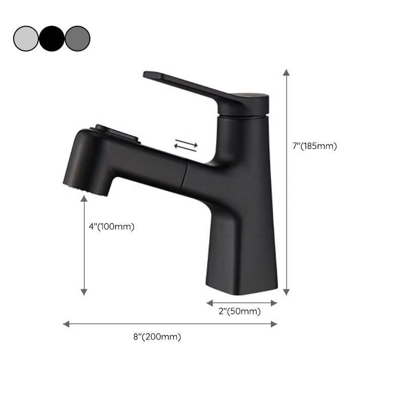 Skorter | Contemporary Vessel Faucet Metal Single Lever Low Arc Vessel Faucet for the Bathroom