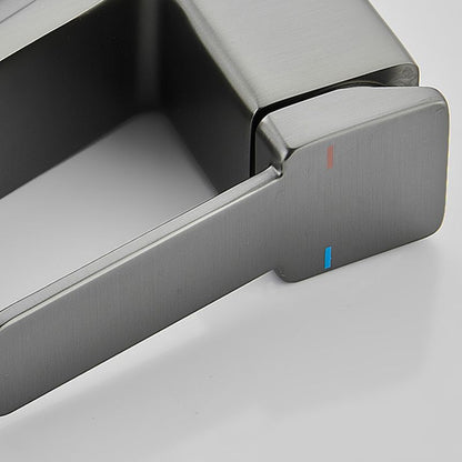 Skorter | Contemporary Basin Mixer Lever Handles Low Arc Copper Basin Mixer