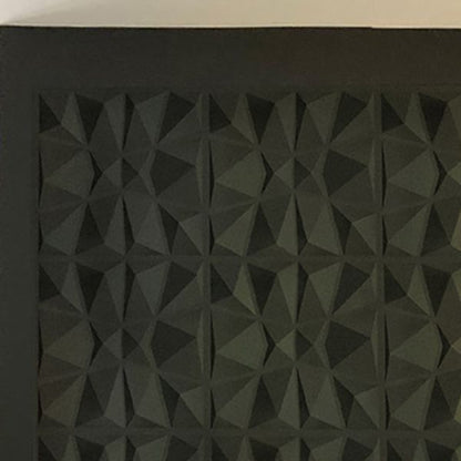 Skorter | Modern Zinc Back Wall Panel Smooth Upholstered Wall Ceiling in Black and White