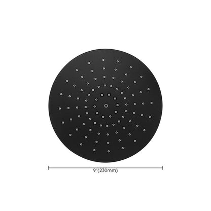 Skorter | Contemporary Black Round Showerhead Combo Rain Shower Hand Shower