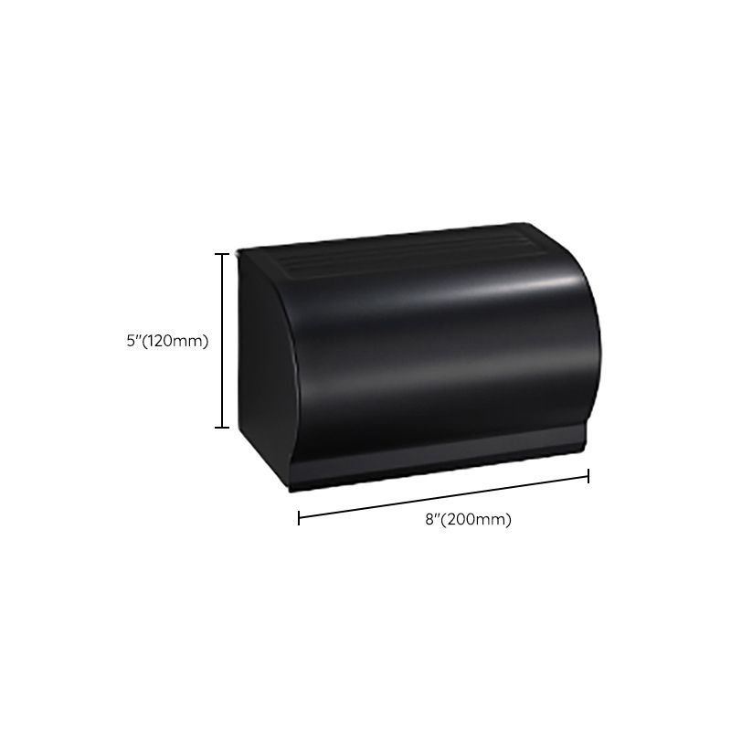 Skorter | Contemporary Bathroom Accessory Set Black Surface Bathrobe Hook/Towel Ring Bar