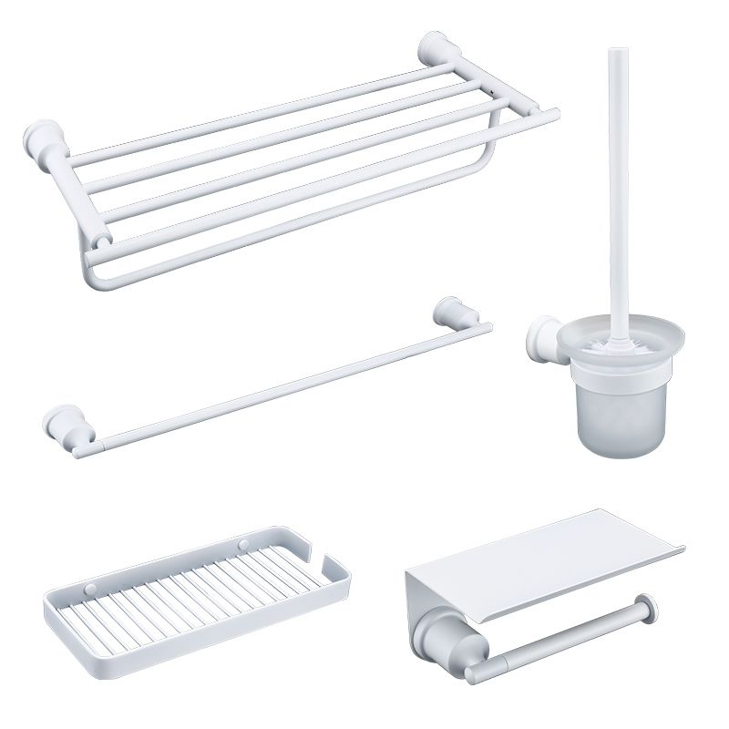 Skorter | Contemporary white bathroom accessories as a single piece or in a set