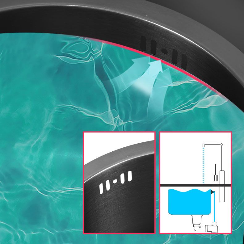 Skorter | Contemporary Style Kitchen Sink Stainless Steel Kitchen Sink with Single Bowl