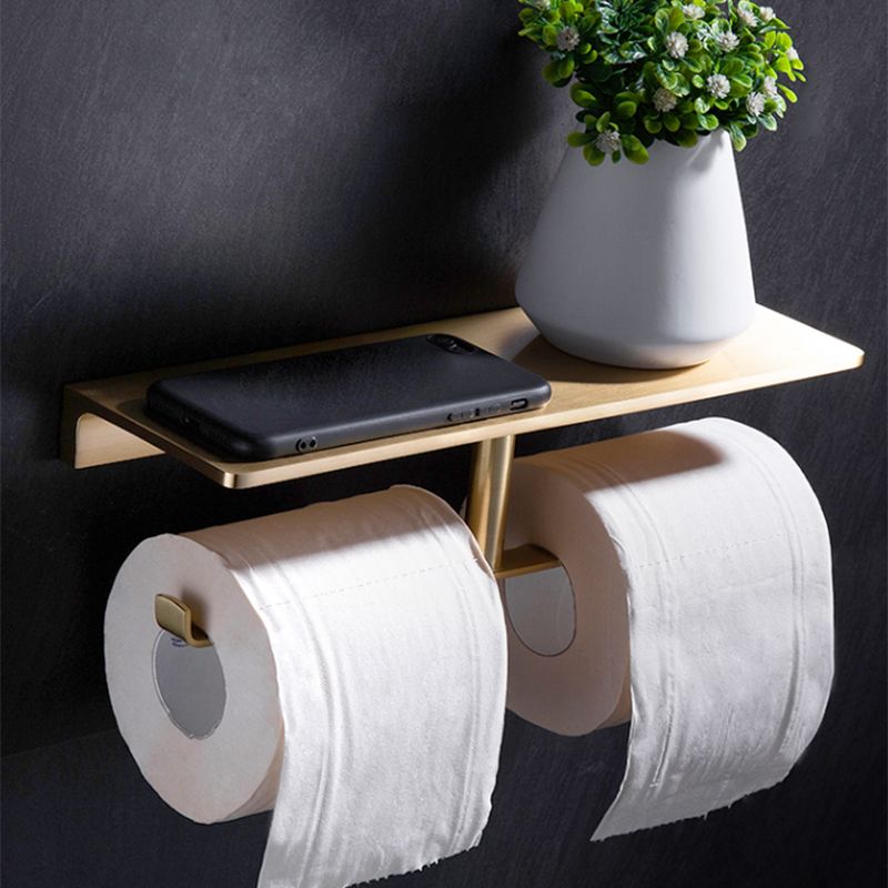 Skorter | Brushed Brass Bathroom Hardware Set Retro Golden Bathroom Accessory Set