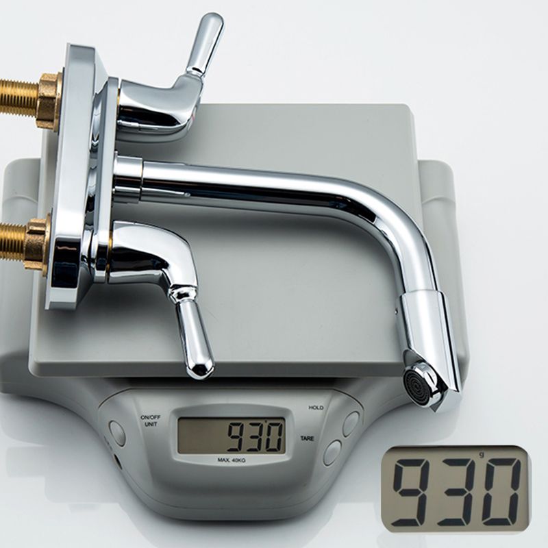 Skorter | 2-Handle Modern Vessel Sink Faucet Three-Way Bathroom Faucet