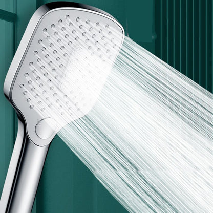 Skorter | Rectangular Self-Cleaning Hand Shower Adjustable Spray Pattern Wall-Mounted Hand Shower