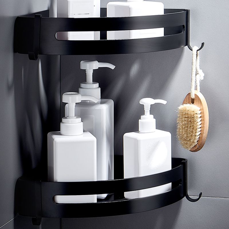 Skorter | Black Bathroom Set Modern 1/2/3 - Piece Anti-Rust Bathroom Rack