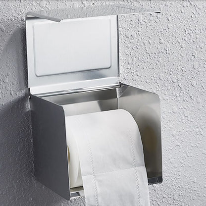 Skorter | Contemporary bathroom accessory set made of aluminum with towel holder/bath shelf
