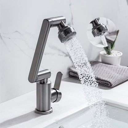 Skorter | Contemporary Centerset Faucet Lever Handles Low Arc Stainless Steel Faucet