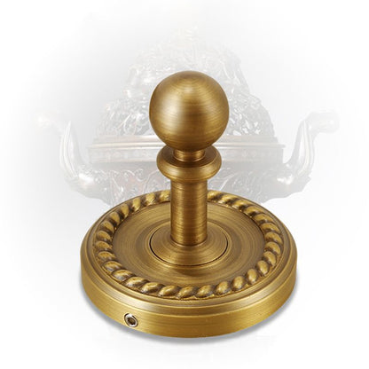 Skorter | Brass Traditional Bathroom Accessory Set Vintage Bronze Bath Shelf/Towel Holder/Bathrobe Hook