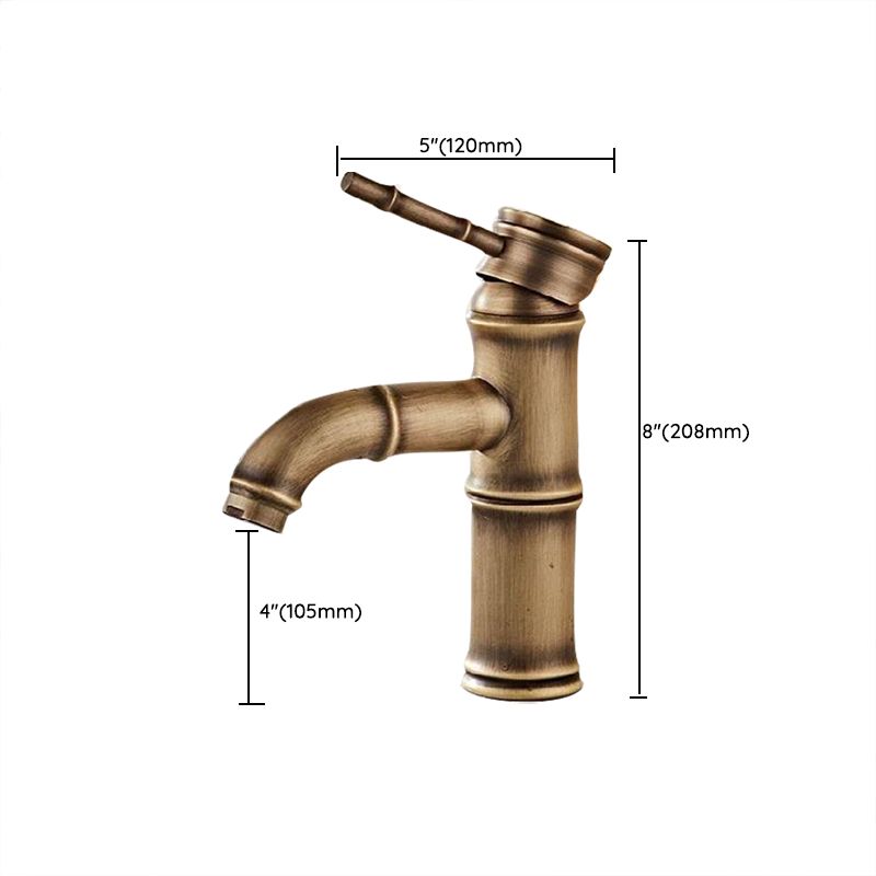 Skorter | Brass Country Basin Faucet Single Hole Sink Faucet for Bathroom