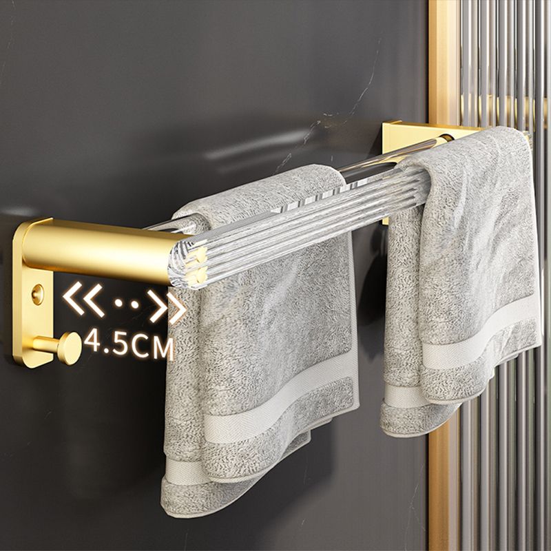 Skorter | 6-piece bathroom accessory set made of gold-colored metal bathroom hardware set