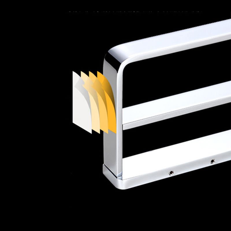 Skorter | Chrome brass modern bathroom accessory set with towel bar/ ring/ paper holder & bathrobe hook