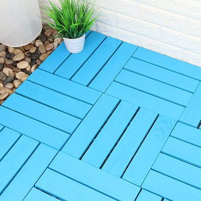 Skorter | Connection Patio Floor Tiles Made of Solid Wood Patio Floor Tiles