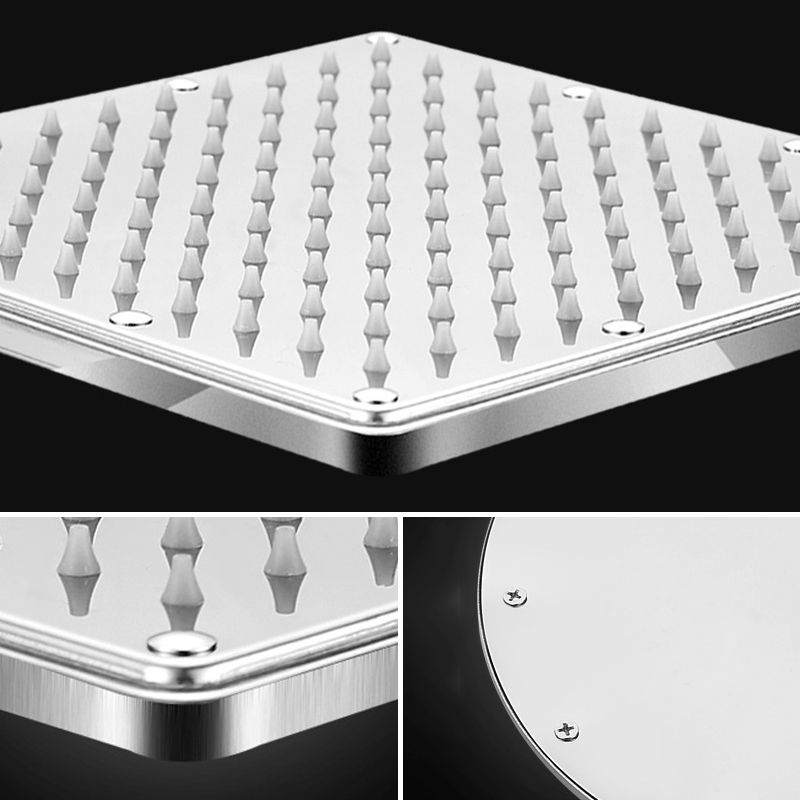 Skorter | Contemporary Style Shower Head Bathroom Fixed Shower Head with Round and Square Shape