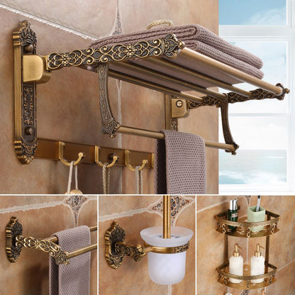 Skorter | Brass Accessories Hardware Set Traditional Bathroom Accessories Hardware Set