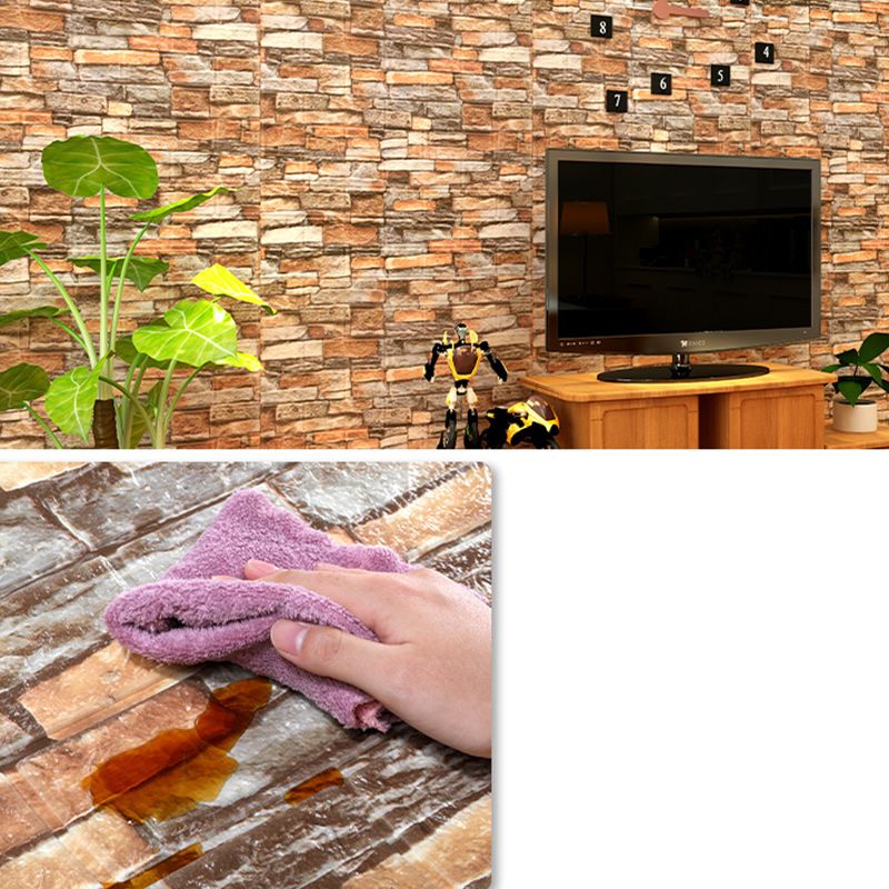 Skorter | Artificial Brick Wall Panel In Industrial Style Simple Living Living Room Wall Panel (1-Pack)