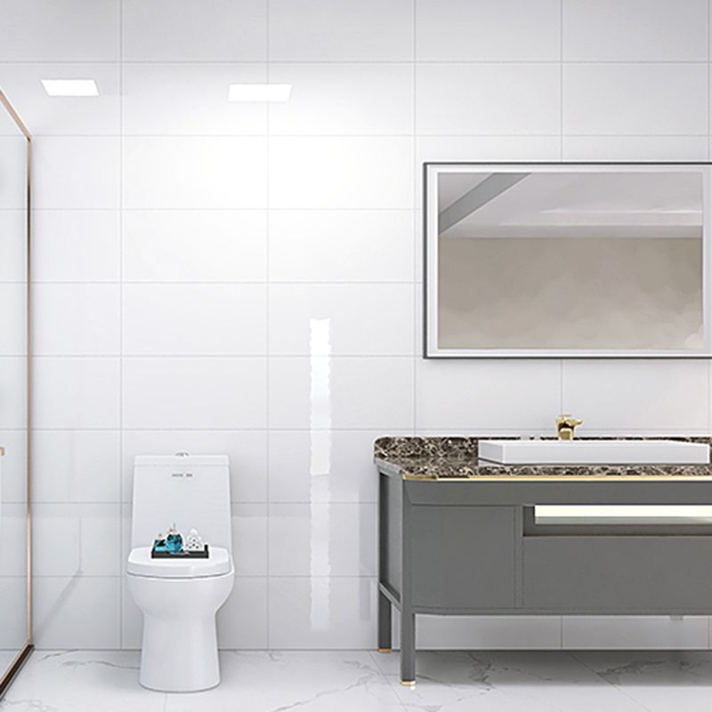 Skorter | Contemporary Style Wallpaper Single Panel Bathroom Wallpaper with Rectangular Shape