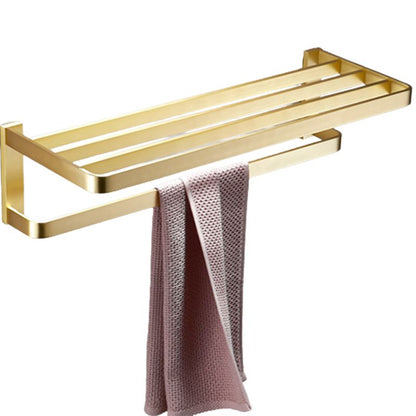 Skorter | Brushed Brass Bathroom Hardware Set Retro Golden Bathroom Accessory Set