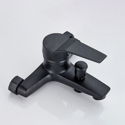 Skorter | Brass Wall-mounted Shower System Single Handle Shower with Lever Handle