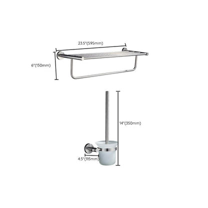 Skorter | Chrome Traditional Bathroom Accessory Set Stainless Steel Bathroom Set