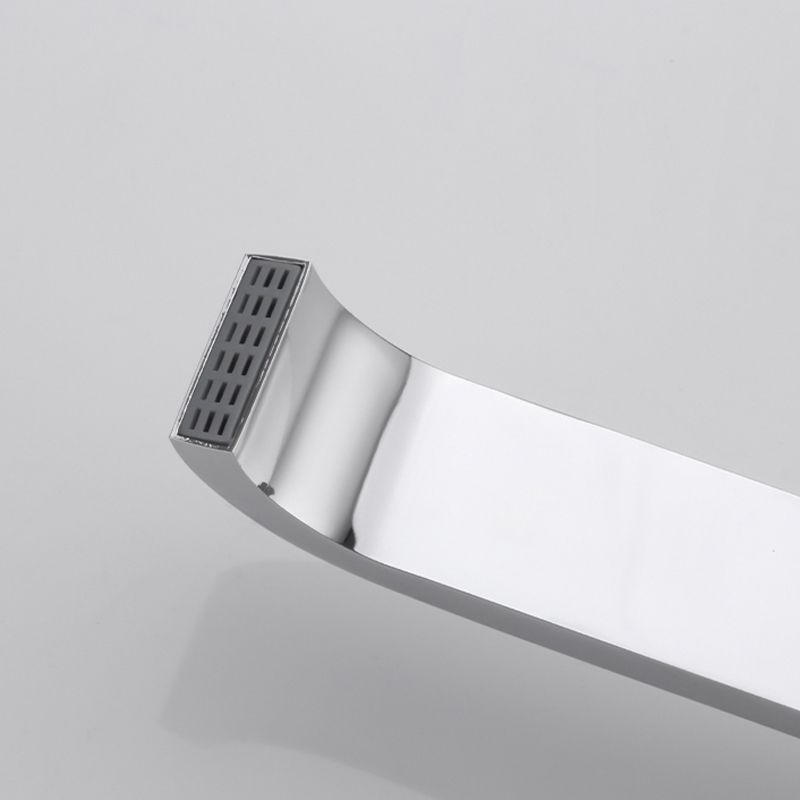 Skorter | Contemporary Wall Mounted Bathroom Faucet Handle Knob Solid Brass Square Faucet